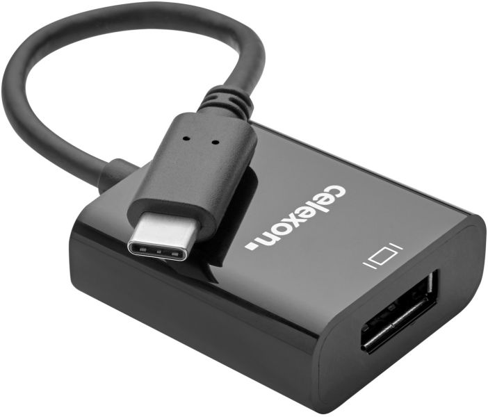 celexon USB-C auf DisplayPort M/F Adapter, schwarz