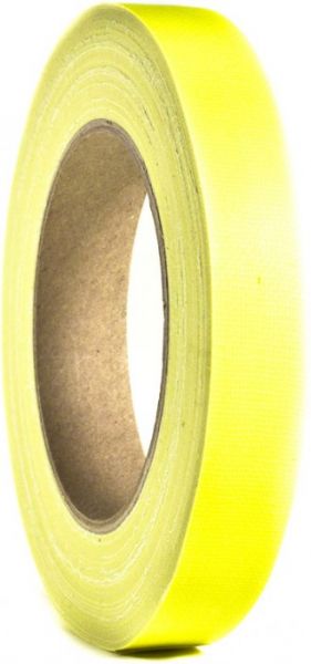 Adam Hall Accessories 58064 NYEL Gaffer Klebeband Neongelb 19mm x 25m