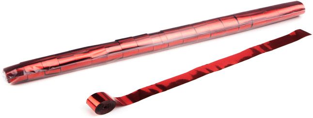 Magic FX Metallic Streamer 10m x 2,5cm - Rot