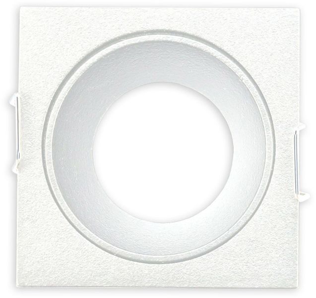 ISOLED Einbaurahmen für MR11/GU10 Mini Spots, eckig, weiß