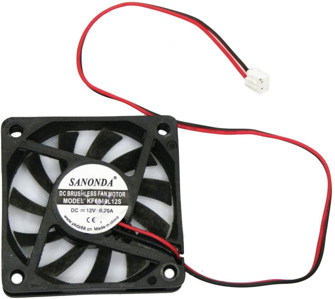 Lüfter (Netzteil) 12V/0,2A 60x60x11 mm LED TMH-S200 (KF6010L12S)