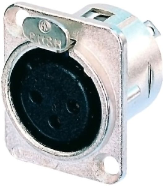 Neutrik NC3FD-L-1 - 3-pol XLR Chassisstecker female