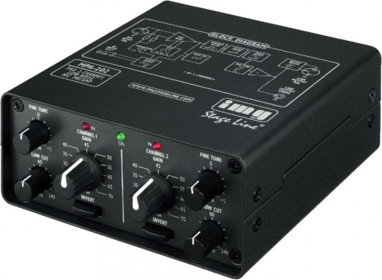 IMG STAGE LINE MPA-202 Mikrofonvorverstaerker