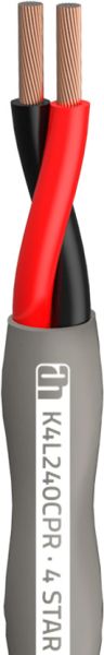 Adam Hall Cables 4 STAR L 240 CPR - Lautsprecherkabel 2 x 4,0 mm² Indoor Installationskabel LSZH