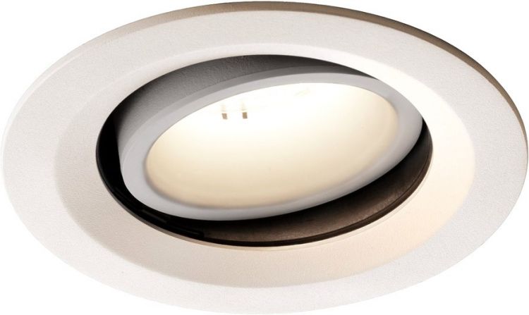 SLV NUMINOS® MOVE DL M, Indoor, luminaria empotrada de techo led blanco/blanco 4000 K 20°