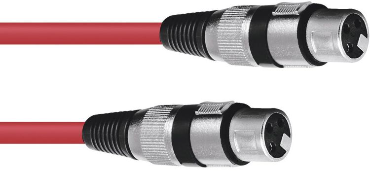 OMNITRONIC XLR Kabel 3pol 1,5m rt