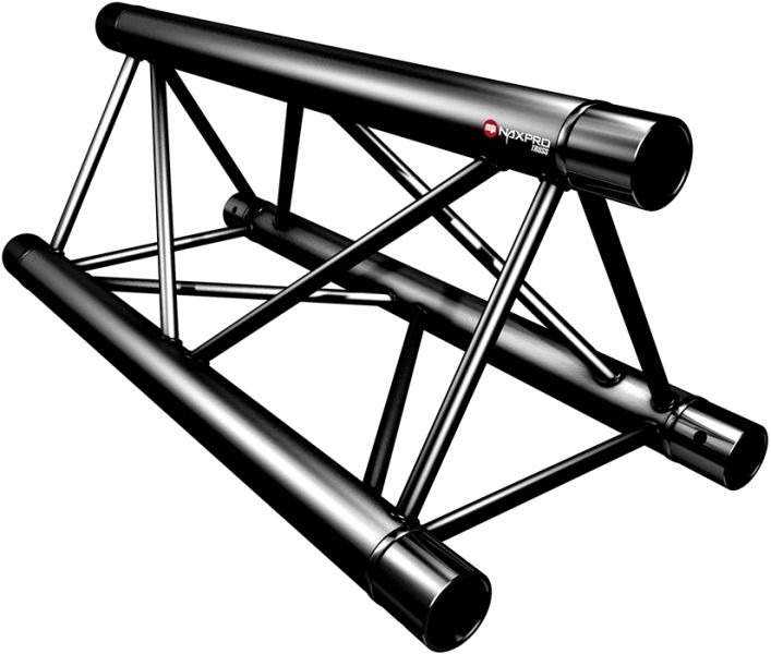 Naxpro-Truss FD 23 Strecke 50 cm RAL9005 - Schwarz - Seidenmatt -B-Stock-