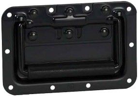 Adam Hall Hardware 34082 BLK Klappgriff mittel gefedert in Einbauschale sc