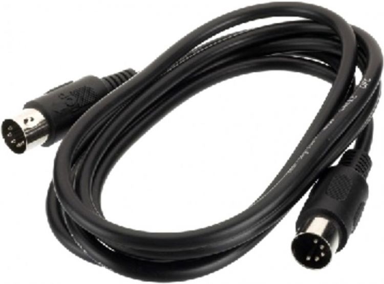 Monacor  MIDI-52/SW Midi-Kabel, 0,5m