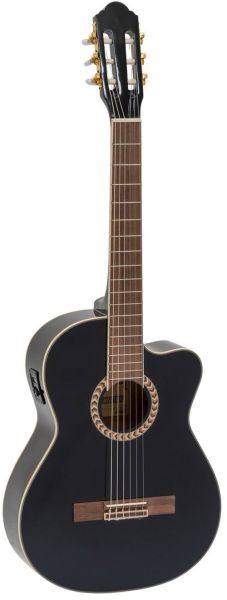 DIMAVERY CN-600E Klassikgitarre, schwarz
