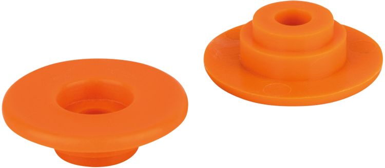 WENTEX CURTFIX® Farbiger Ring für Vorhangklemme, orange, 50er-Set – orange