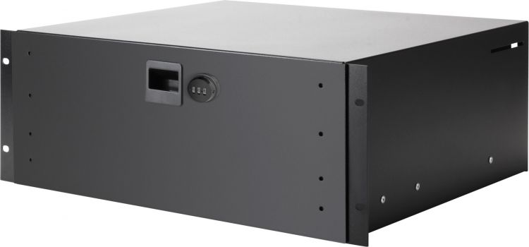 Adam Hall 19" Parts 87404 A CL Rackschublade 4 HE Alu mit Zahlenschloss