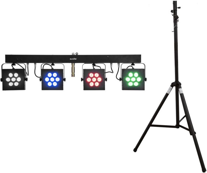 EUROLITE Set LED KLS-3002 + STV-40S-WOT Stahlstativ