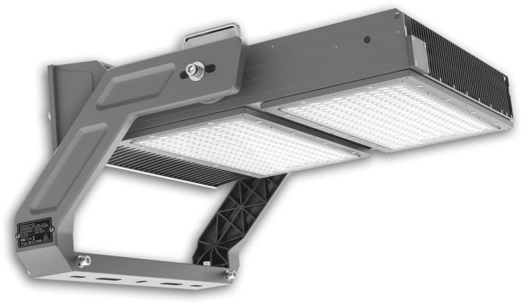 ISOLED LED Flutlichtanlage LW 1.250W, 130x25°, 2 Module (Lichtpunkte), DALI dimmbar
