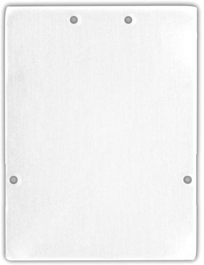 ISOLED Endkappe EC74 Aluminium weiß für Profil LAMP40, 2 STK, inkl. Schrauben