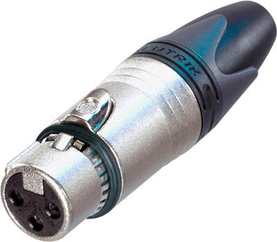 Neutrik NC3FXX-EMC - 3-pol XLR Stecker female