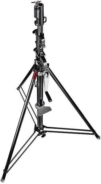 Manfrotto - 087NWB - Stativ Wind-Up Schwarz 3-tlg.