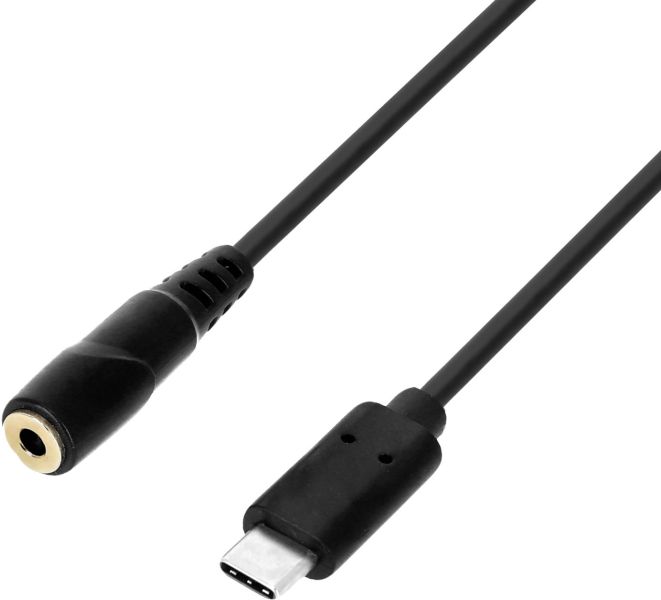 Adam Hall Cables 3 STAR B Y USB-C 0020 - USB-C Adapterkabel | 3,5 mm Miniklinke Female x USB-C |