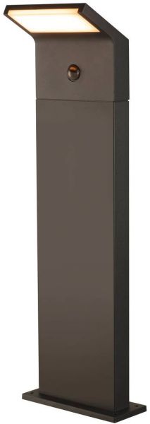 SLV ORDI II, POLE 70, SENSOR, Outdoor Stehleuchte, eckig, 2200/3000 K, IP54, schwarz