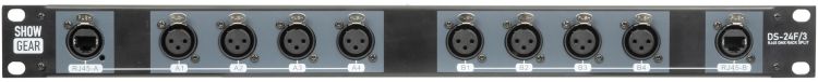 Showgear DS-24F/3 DMX Rack Split Split BoxGeeignet für die Umwandlung von 8 Universen