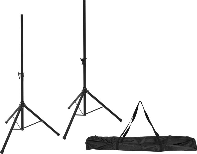 OMNITRONIC Set 2x M-3 Boxenhochständer + Tragetasche