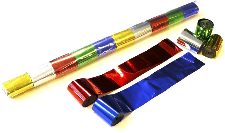 Magic FX Metallic Stadium Streamer 20 m x 5 cm - Assorted Colors ...
