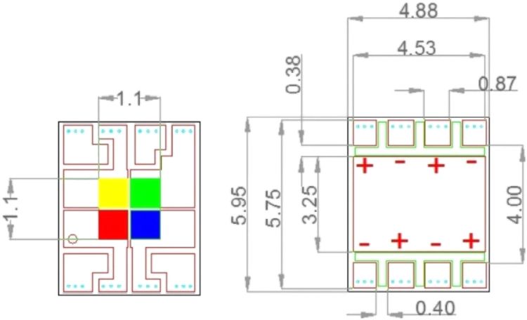 LED COB 40W RGBW LED IP PAR 12x40 QCL Zoom (OSR-40RGBW)