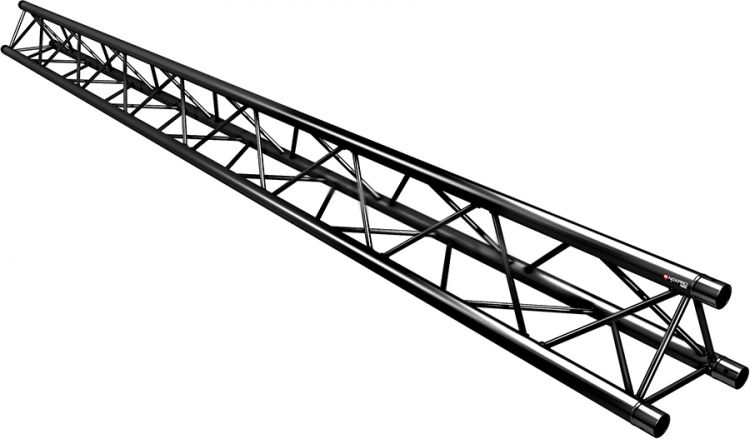 Naxpro-Truss FD 23 Strecke 300 cm RAL9005 - Schwarz - Seidenmatt
