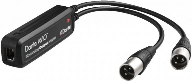 MONACOR ADP-DAO-0X2 Dante®-AVIO-Analog-Output-Adapter