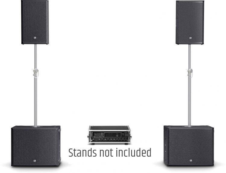 LD Systems STINGER G3 POWER SET - 2 x 12" Passiv-PA-Lautsprecher + 2 x 18" Passiv-Subwoofer +