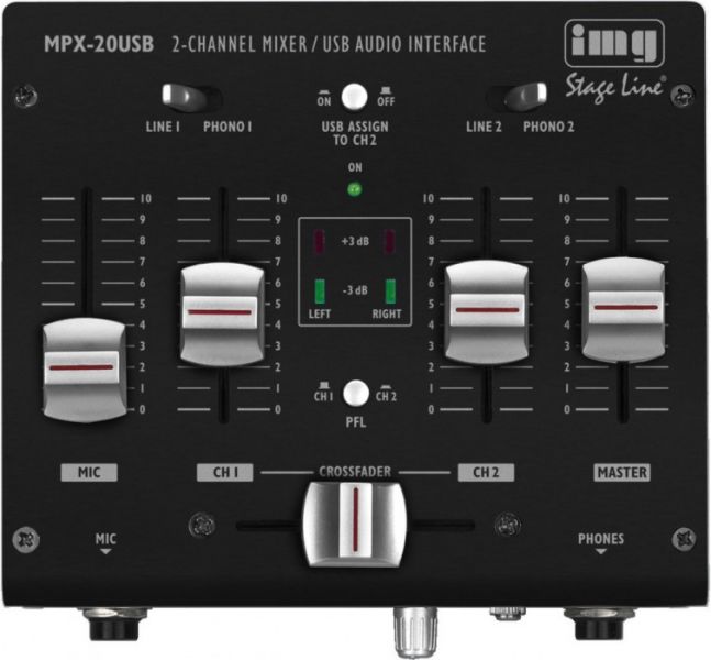IMG STAGE LINE MPX-20USB Stereo-Mischpult