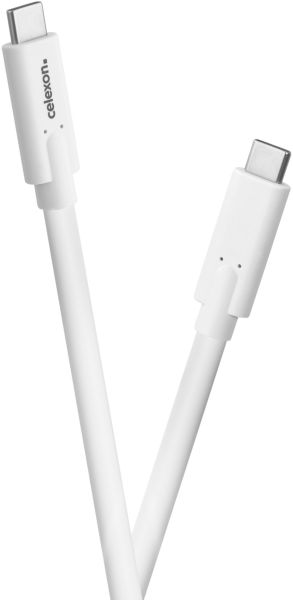 celexon USB-C Kabel - USB 3.2 Gen 2x1 1,0m, weiß