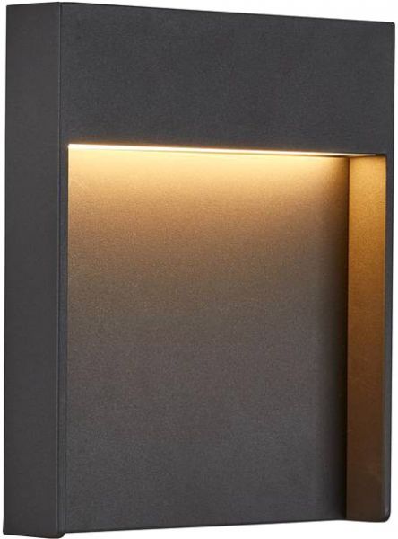 SLV FLATT, Outdoor, LED Wandaufbauleuchte, 3000K, IP65, anthrazit