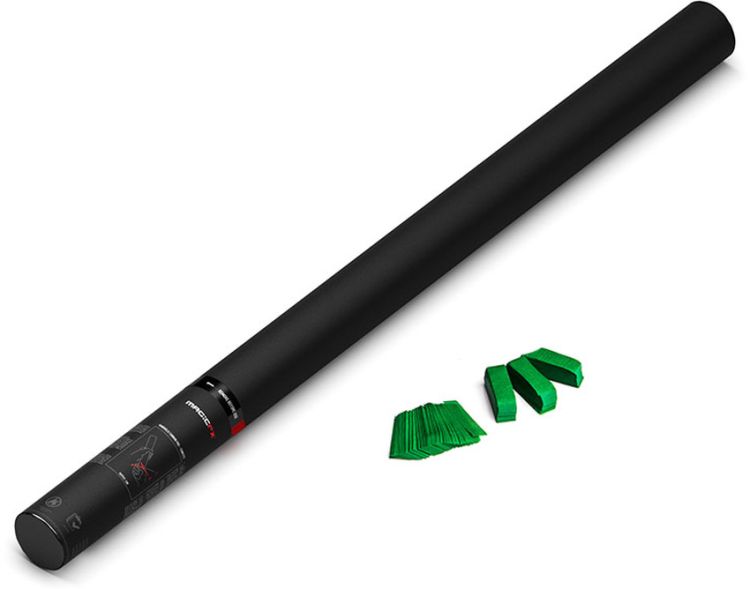 Magic FX Handbetriebene Konfettikanone PRO 80cm - Dunkelgrün