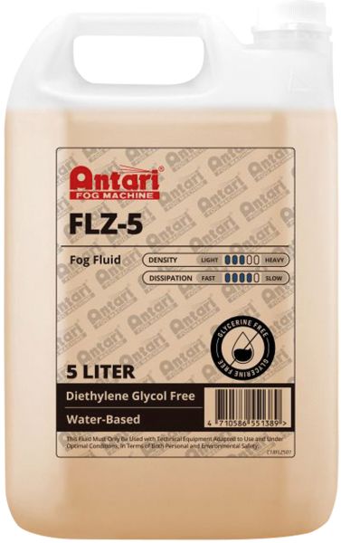 Antari FLZ-5 Nebelfluid 5 Liter - mittlere Dichte