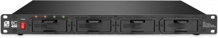 Palmer BC400 9V V1- Professionelles 19" Akkuladegerät m. 8x 9V Block-Akkus