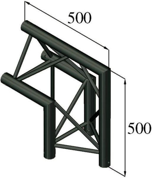ALUTRUSS TRILOCK S-PAC 24 2-Weg-Ecke 90°/ schwarz