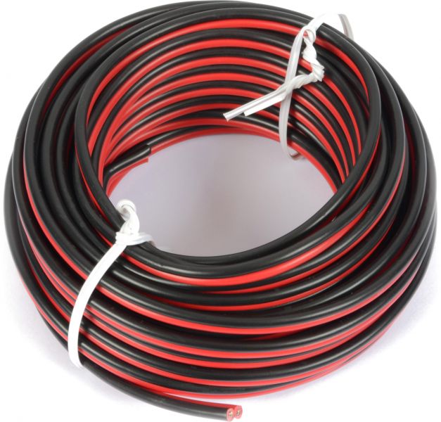 PD-Connex RX30 Universal Kabel Rot & Schwarz 10m 2x 0.75mm