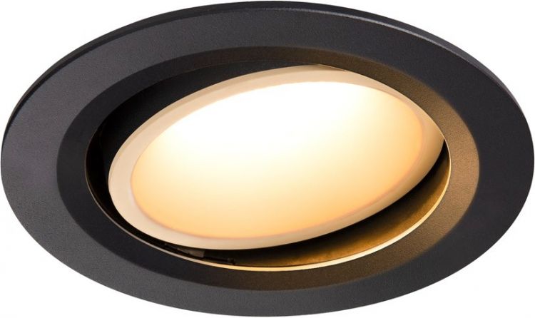 SLV NUMINOS® MOVE DL L, Indoor, luminaria empotrada de techo led negro/blanco 2700 K 55 °