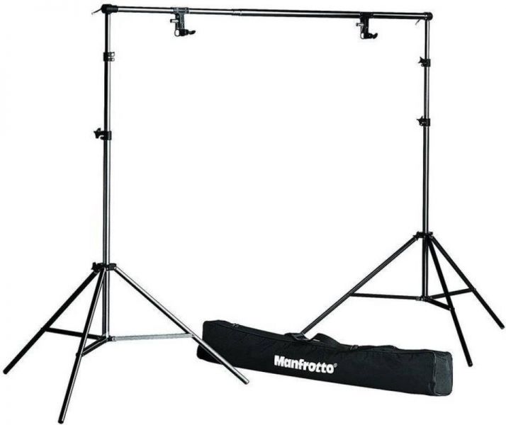 MANFROTTO SET STANDS+ SUPPORT+ BAG +SPRING