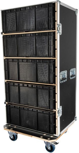 SHOWGEAR Aufbewahrungskoffer 1 mit 5 Kisten