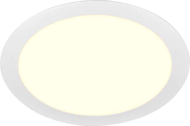 SLV SENSER 24, Indoor LED Deckeneinbauleuchte rund weiß 3000K