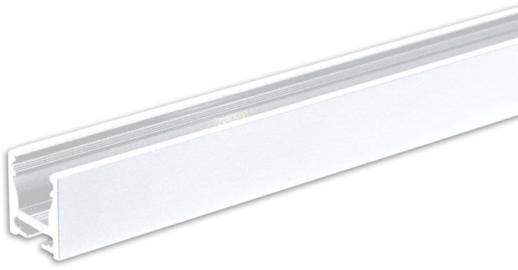 ISOLED Gardinenprofil Curtain10 ONE FLAT, weiß RAL 9010, 200cm