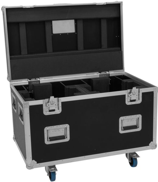 ROADINGER Flightcase Highline 2x DMH-380 mit Rollen