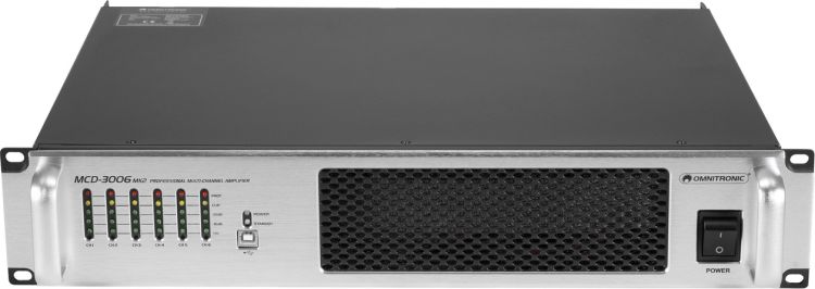 OMNITRONIC MCD-3006 MK2 6-Kanal-Installationsendstufe