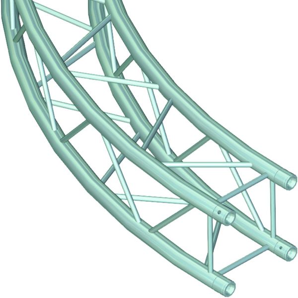 ALUTRUSS QUADLOCK 6082 Element f.Kreis 4m in.90°
