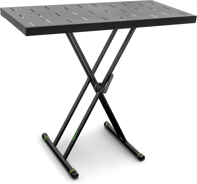 Gravity KSX 2 RD Set mit Keyboardstativ X-Form doppelt und Auflagetisch