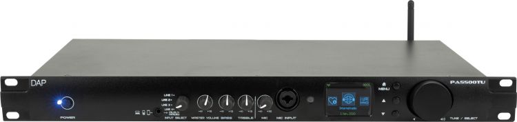DAP-Audio PA-5500TU 500 W Verstärker mit DAB+, FM, BT 4.2 und Netzwerk-Audioplayer