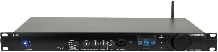 DAP-Audio PA-5500TU 500 W Verstärker mit DAB+, FM, BT 4.2 und Netzwerk-Audioplayer