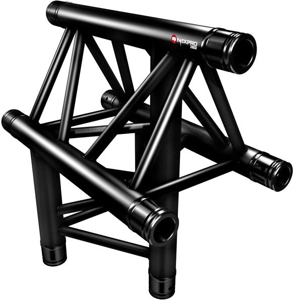 Naxpro-Truss FD 33 C39 90° 3 Weg Winkel
RAL9005 - Schwarz - Seidenmatt